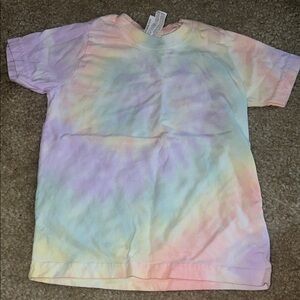 Rabbit Skins Pastel Tie-Dye Kids T-Shirt